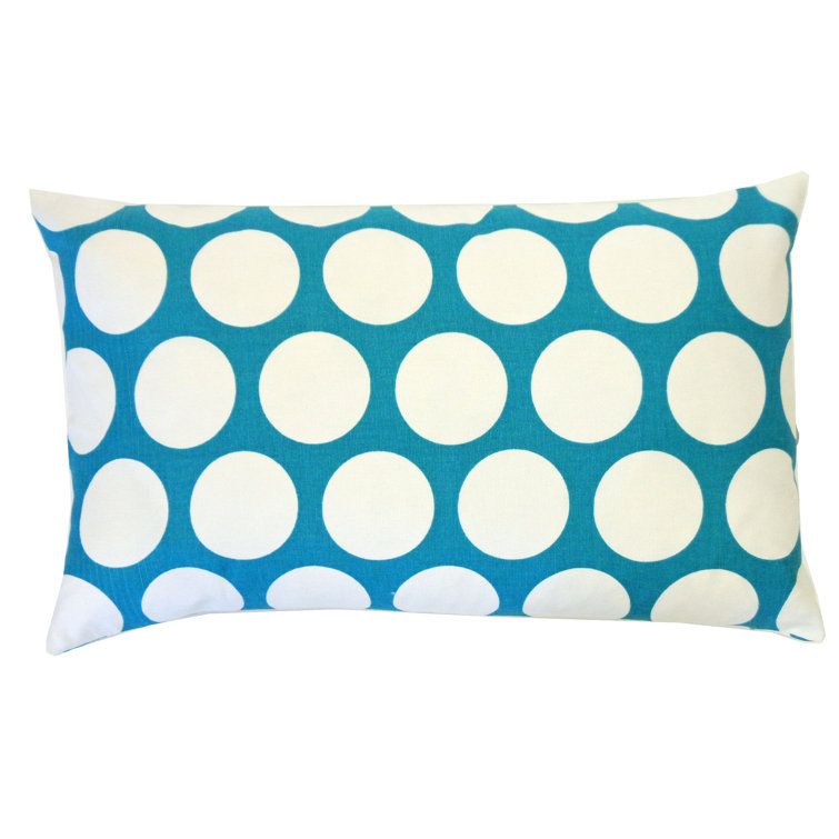 Polka Dots Cotton Throw Pillow